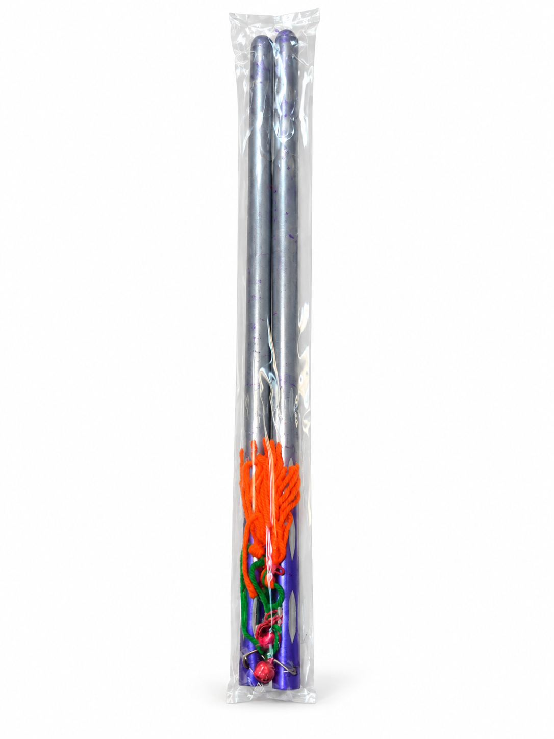 Decorative dandiya sticks, one pair, assorted design