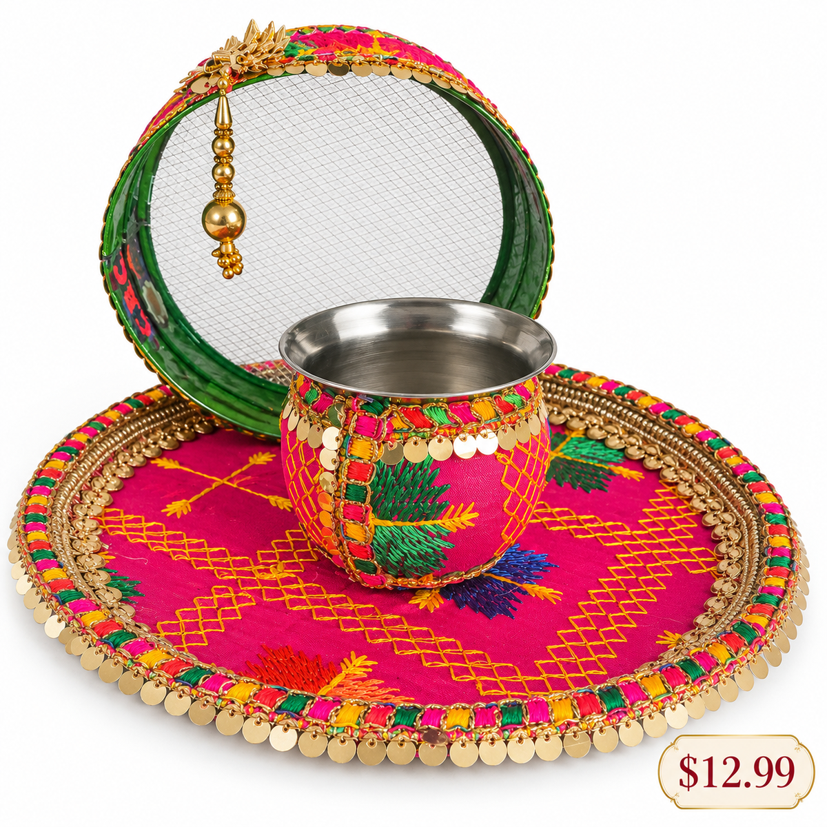 karwa chauth thali set